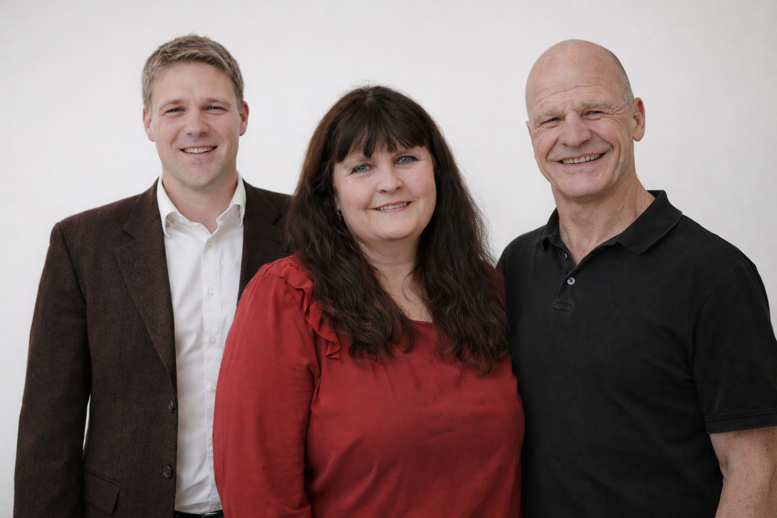 Tobias Ruff mit Caroline Krug und Willi Neuner